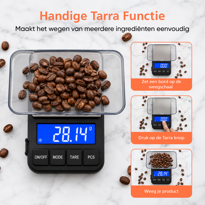 Lekro Precisie Weegschaal - 0,01 tot 500 gram