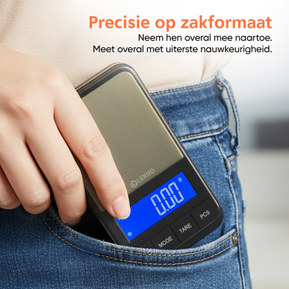Lekro Precisie Weegschaal - 0,01 tot 500 gram